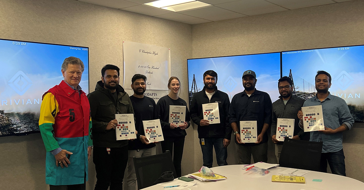 MODAPTS certifications at Rivian MODAPTS certifications